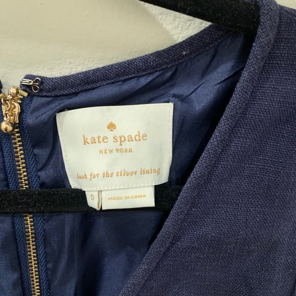 NAVY KATE SPADE DRESS - Picture 3 of 4
